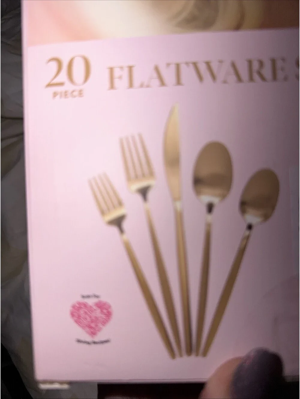 Paris Hilton 16pc Flatware Set gold